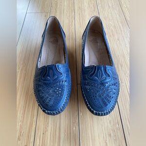 Women's Navy Loafers